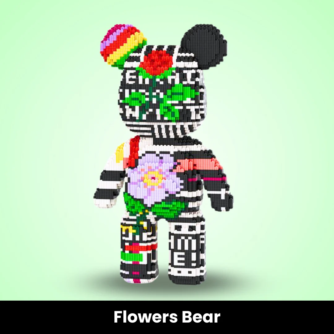 TeddyBlocks™ Giant Buildable Brick Bear - Image 10