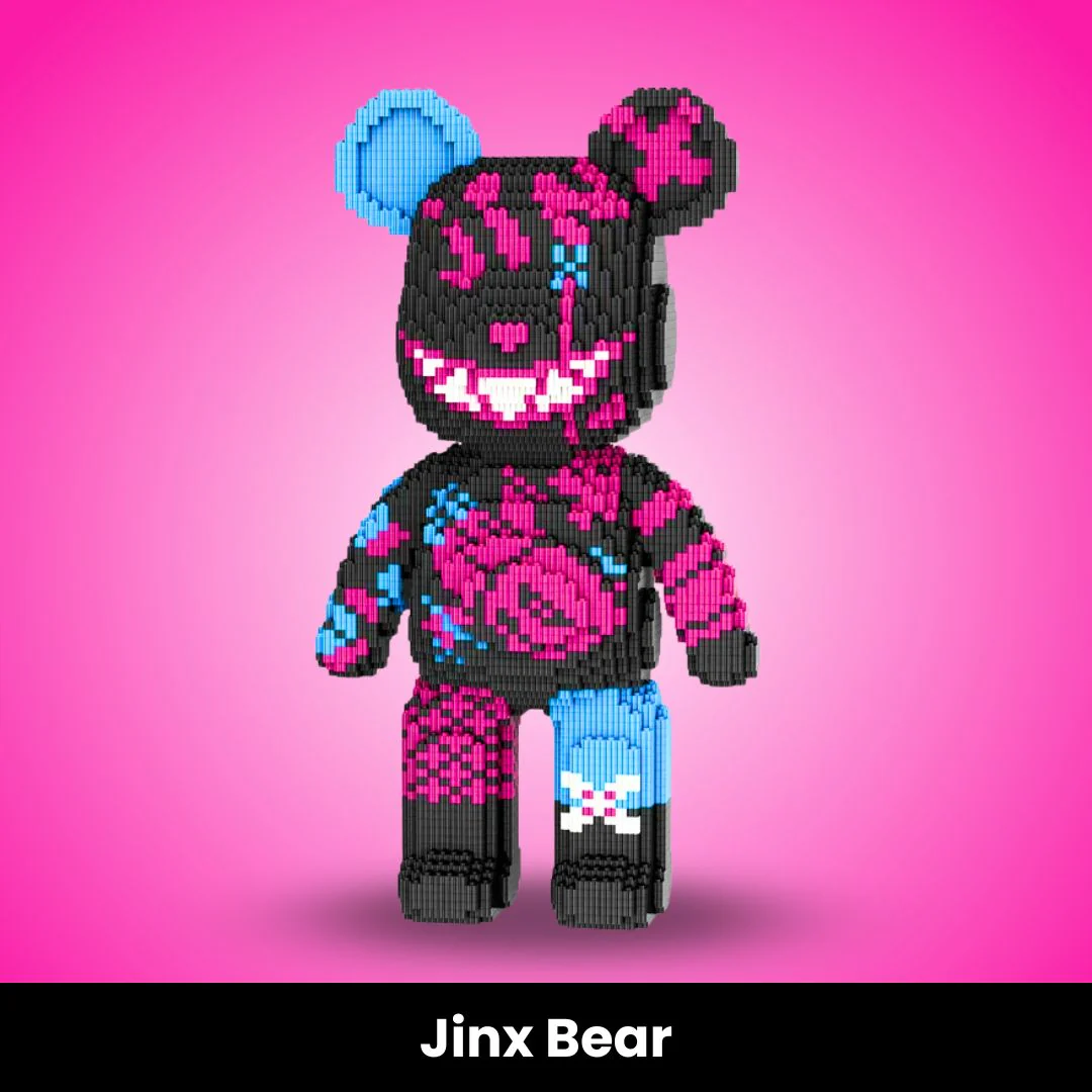 TeddyBlocks™ Giant Buildable Brick Bear - Image 5