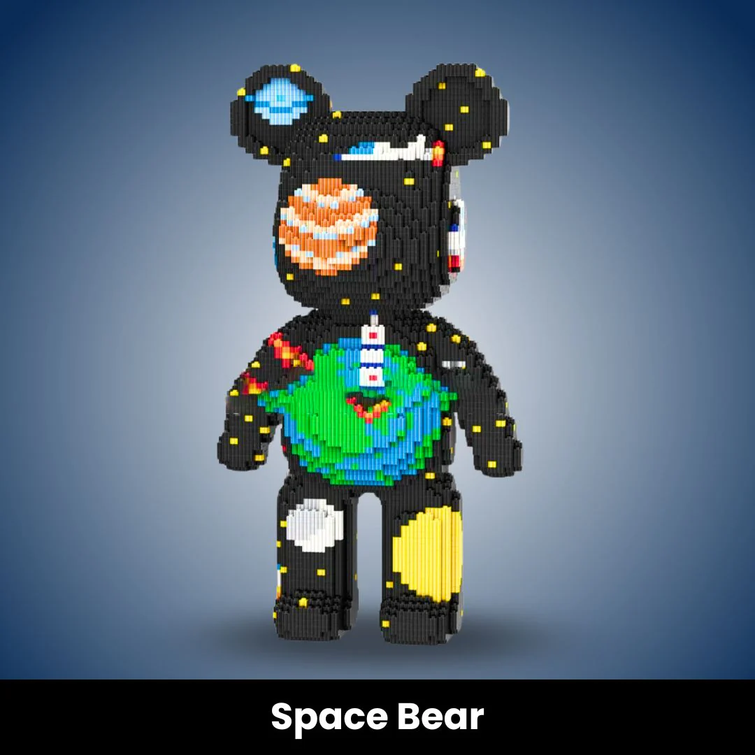 TeddyBlocks™ Giant Buildable Brick Bear - Image 6