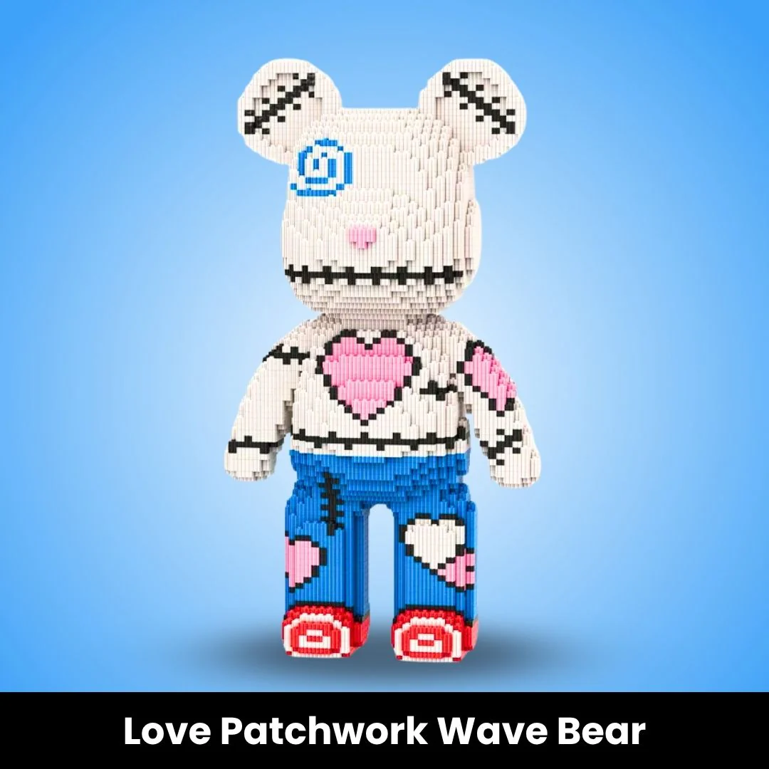 TeddyBlocks™ Giant Buildable Brick Bear (3600+ pcs) - Image 13