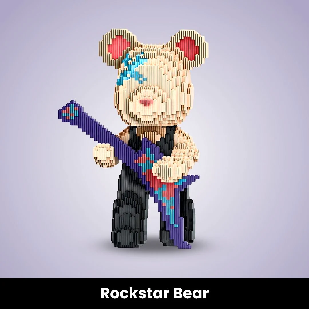 TeddyBlocks™ Mini Buildable Brick Bears (3000+ pcs) - Image 29
